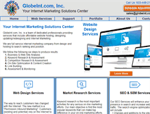 Tablet Screenshot of globeint.com