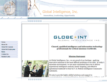 Tablet Screenshot of globeint.biz